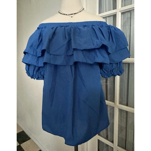 Mexican ruffled peasant - mexican, style